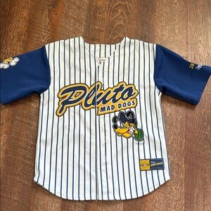 Kids Disney Baseball Jersey - Blue and White
